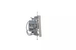 SIMON 55 WMDL-031xx4-0143 Łącznik potrójny z podświetleniem LED (moduł) 10 AX, 250 V~, szybkozłącza; Aluminium mat
