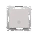 SIMON 55 WMDL-0105Lx-114 Łącznik schodowy z podświetleniem LED podświetlenie jak w łączniku pojedynczym (moduł) 10 AX, 250 V~, szybkozłącza; Jasnoszary mat