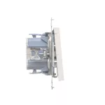 SIMON 55 WMDL-0104xx-111 Łącznik krzyżowy (moduł) 10 AX, 250 V~, szybkozłącza; Biały mat
