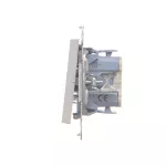 SIMON 55 WMDL-0104xx-114 Łącznik krzyżowy (moduł) 10 AX, 250 V~, szybkozłącza; Jasnoszary mat