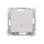SIMON 55 WMDL-0104xx-143 Łącznik krzyżowy (moduł) 10 AX, 250 V~, szybkozłącza; Aluminium mat