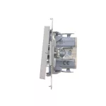 SIMON 55 WMDL-0104xx-143 Łącznik krzyżowy (moduł) 10 AX, 250 V~, szybkozłącza; Aluminium mat