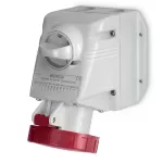 Gniazdo stałe 16A 400V 3P+Z, wył. 0-1 IP67