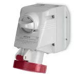 Gniazdo stałe 16A 400V 3P+Z+N, wył. 0-1 IP67