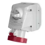 Gniazdo stałe 32A 400V 3P+Z, wył. 0-1 IP67