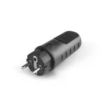 Wtyczka gumowa 230V, 2P+E