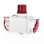 Adapter dwuopływowy 2x16A/4p