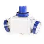 Adapter dwuopływowy 1x16A/3p, 2x250V IP66