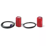 Lampa Mizar E27 IP44 czerwona