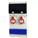 Rozdzielnica 2x16A/5p,4x230V 11DIN