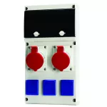 Rozdzielnica 2x32A/5p,3x230V 11DIN