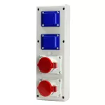 Rozdzielnica 2x32A 5p, 2x230V bez okienka