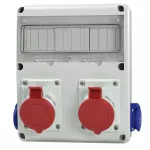 Rozdzielnica 2x32A,2x230V, 11DIN ENERBOX