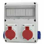Rozdzielnica 2x32A,2x230V,11DIN ENERBOX