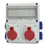 Rozdzielnica 2x32A,4x230V, 11DIN ENERBOX