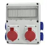 Rozdzielnica 2x32A,4x230V, 11DIN ENERBOX