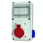 Rozdzielnica 32A,2x230V, 6DIN ENERBOX