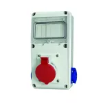 Rozdzielnica 32A,2x230V, 6DIN ENERBOX