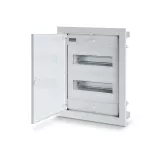 Skrzynka FLAT metalowe drzwi podtynkowa 24+4DIN