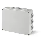 Puszka instalacyjna 100x100x50mm z dławnicami