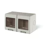 Puszka Unibox IP55 2+2 modułowa