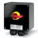 Wyłącznik 0-1, 32A - 4P - 160x160x90 mm emergency (GD)
