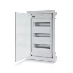 Skrzynka FLAT metalowe drzwi podtynkowa 36+6DIN
