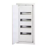 Skrzynka FLAT metalowe drzwi podtynkowa 48+8DIN
