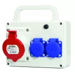 Rozdzielnica z rączką 1x32A/5, 2x230V b.okienka