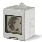Zestaw Unibox puszka+gniazdo schuko