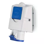 Gniazdo natynkowe 2P+E 16A + 230V IP 44