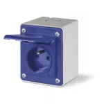 Wtyczka natynkowa proste 2P+E, 230V