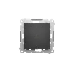 SIMON 54 WMDC-012NxP-049 Grupowy sterownik roletowy do przewodowego sterowania DEZ1L.01/.. ; czarny mat