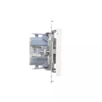 SIMON 55 WMDL-040123-111 Przycisk roletowy (moduł) 10 A, 250 V~, szybkozłącza; Biały mat