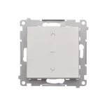 SIMON 55 WMDL-0106L1-143 Łącznik roletowy trójpozycyjny 1-0-2 (moduł) 10 A, 250 V~, szybkozłącza; Aluminium mat