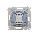 SIMON 55 WMDL-040123-144 Przycisk roletowy (moduł) 10 A, 250 V~, szybkozłącza; Szampański mat