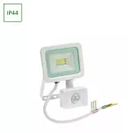 NOCTIS LUX 2 NAŚWIETLACZ 10W CW 230V IP44 160x104x25mm BIAŁY czujnik ruchu PIR