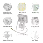 NOCTIS LUX 2 NAŚWIETLACZ 10W CW 230V IP44 160x104x25mm BIAŁY czujnik ruchu PIR