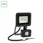NOCTIS LUX 2 NAŚWIETLACZ 10W CW 230V IP44 160x104x25mm CZARNY czujnik ruchu PIR