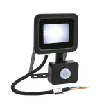 NOCTIS LUX 2 NAŚWIETLACZ 10W CW 230V IP44 160x104x25mm CZARNY czujnik ruchu PIR