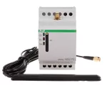 Przekaźnik zdalnego sterowania GSM (SMS); 2xWY, 2xWE; załącz/wyłącz/powiadom; 230V AC; 2x1NO/NC; montaż na szynie DIN