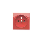 SIMON 54 WMDW-P0111x-022AB Pokrywa gniazda pojedynczego z przesłonami; antybakteryjny czerwony
