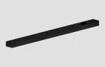 9620/B (SIN) Adaptor pojedynczy czarny MICRO A.A.G. Stucchi