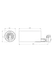Helios Reflektor LED 37W 840 40D biały 3F 4900lm Projektor do szynoprzewodu lub bazy sufitowej LUMIQON