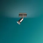 CARREA single spot nickel 1x50W 230V Oświetlenie punktowe