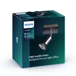 CARREA single spot nickel 1x50W 230V Oświetlenie punktowe