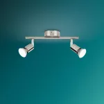 Limbali bar/tube nickel 2x50W 230V Oświetlenie punktowe