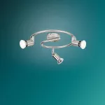 Limbali plate/spiral nickel 3x50W 230V Oświetlenie punktowe