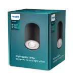 PILLAR single spot black 1x50W 230V Oświetlenie punktowe