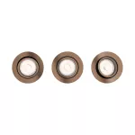 DONEGAL recessed copper 3xNW 230V Wbudowany reflektor punktowy